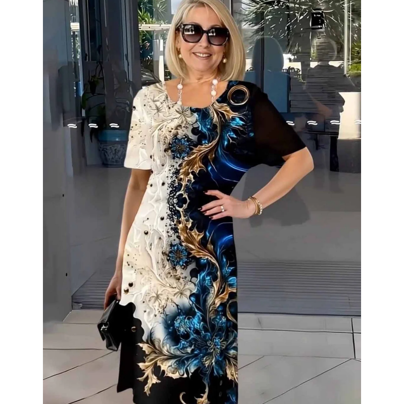 Annie - Robe Midi Fleurie Femme