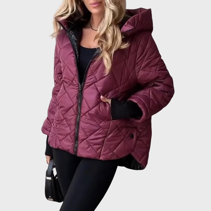 Angèle | Femme Chic Capuche Hiver Veste