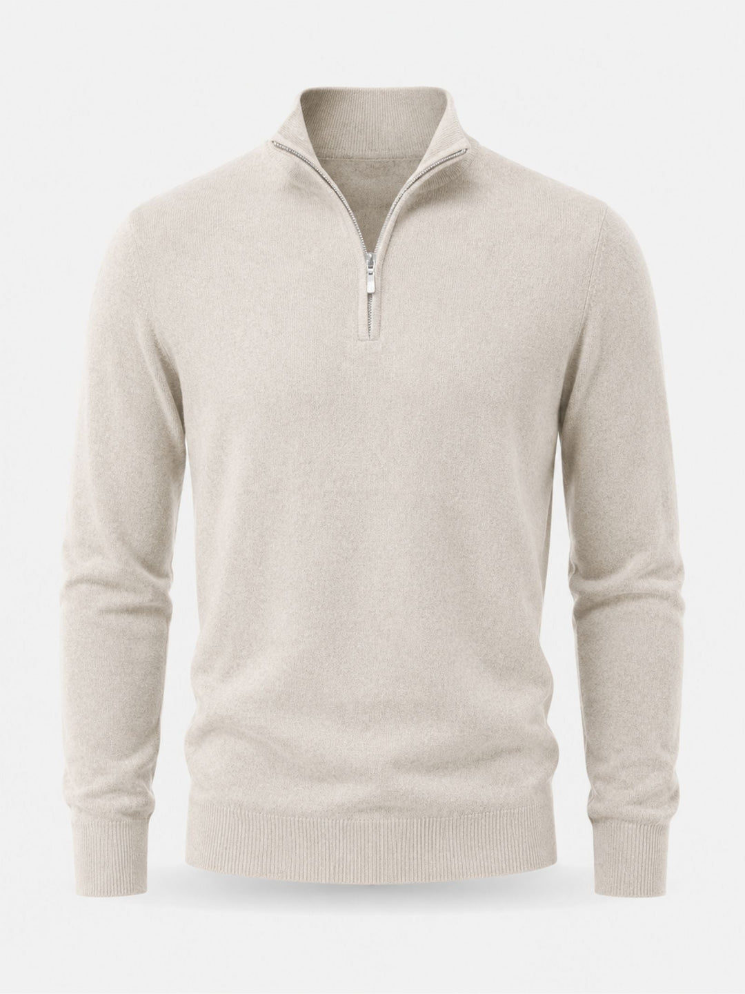 Pull Camionneur Homme Col Zippé – Pull Chic Coupe Ajustée, Chaud et Élégant pour l&