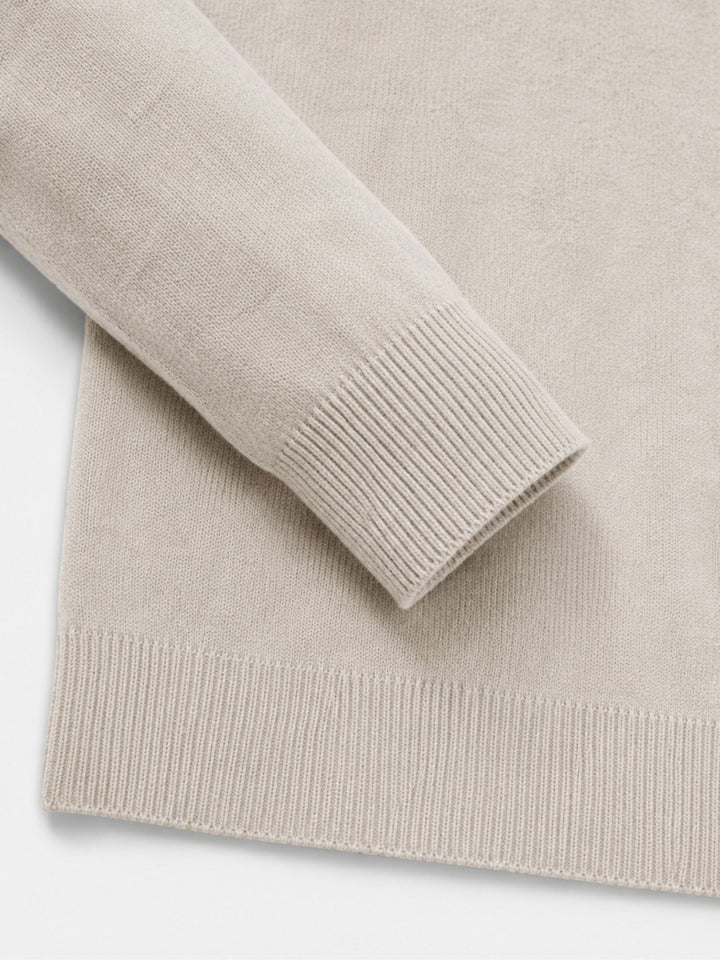 Pull Camionneur Homme Col Zippé – Pull Chic Coupe Ajustée, Chaud et Élégant pour l&