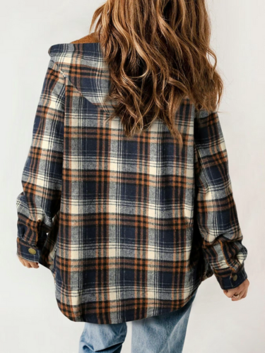 Veste en Flanelle à Carreaux Elvessa