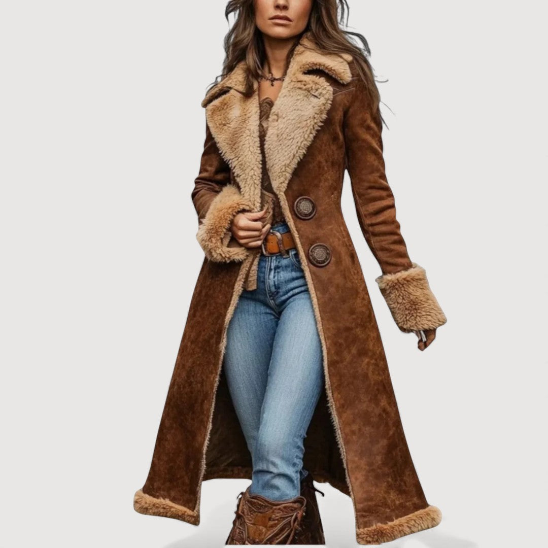 Amélie | Femme Long Chic Hiver Manteau