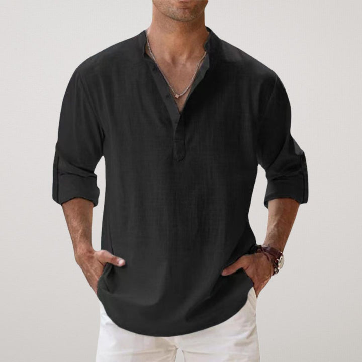 Antoine - Chemise en Lin Décontractée Homme