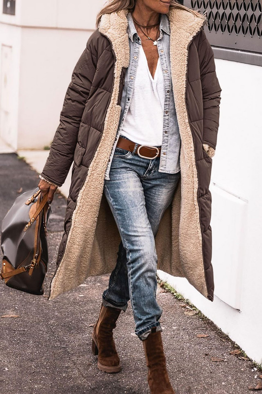 Sasha™ | Manteau Réversible Élégant Premium