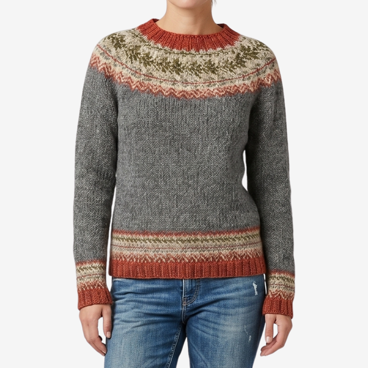 Coutivo - Pull Femme Maille Douce Chaleur Coupe Ample Style Casual Élégant