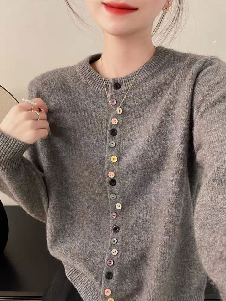 Aaliyah™ | Élégant Cardigan à Boutons