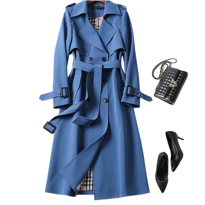 Christai | Manteau Long Femme | Veste Boutonnée