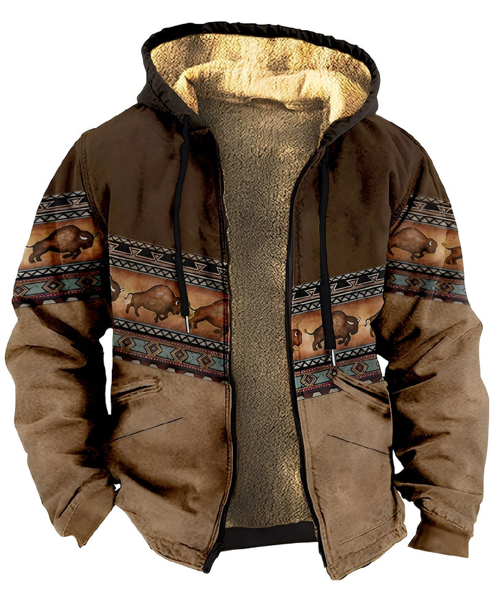 Mervin Veste Homme – Sweat à Capuche Bloc de Couleurs en Tissu Doux &amp; Respirant