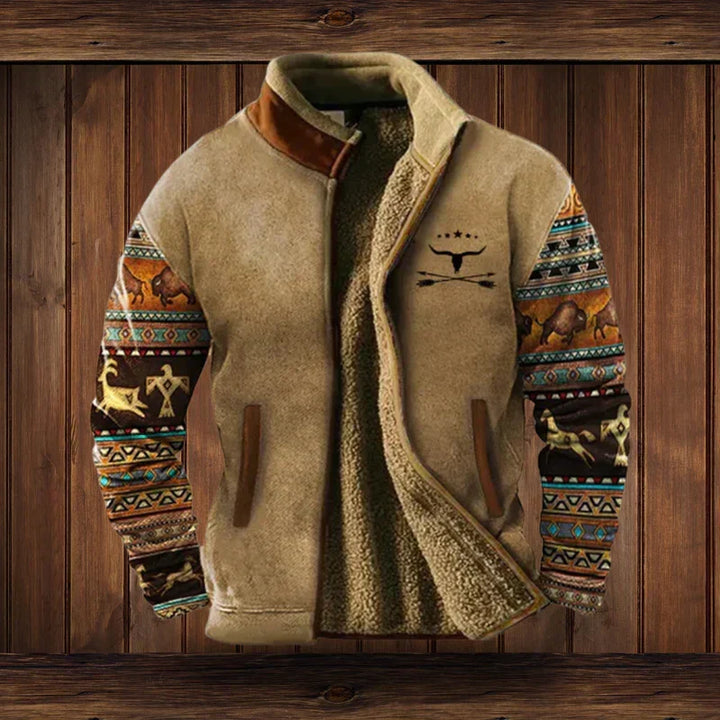 Victor - Veste Style Western Chaude Homme