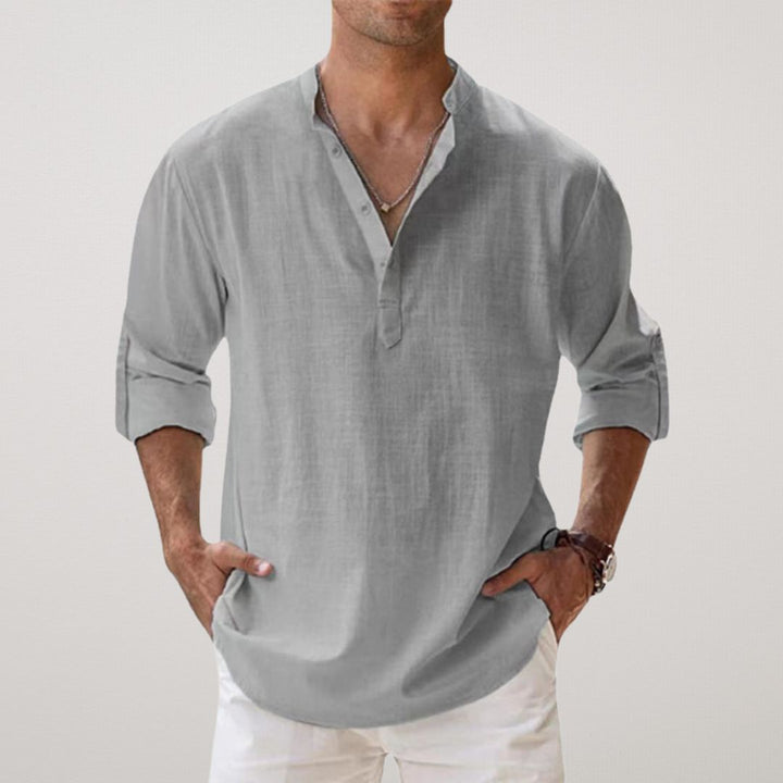Antoine - Chemise en Lin Décontractée Homme