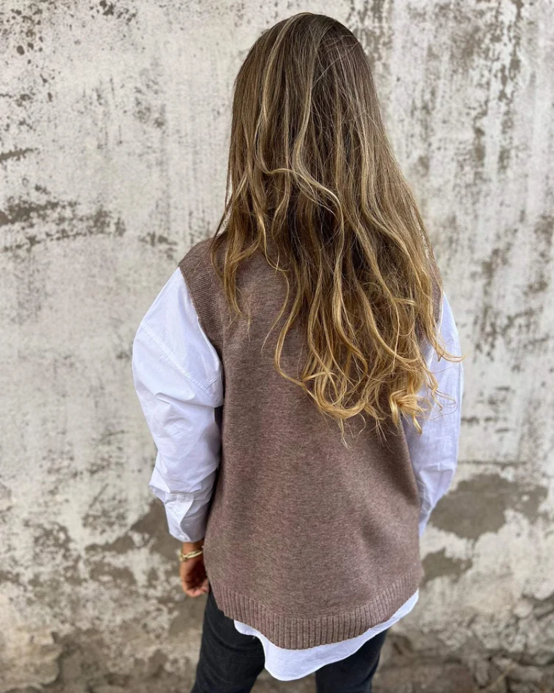 NUSA - Gilet en Tricot Premium