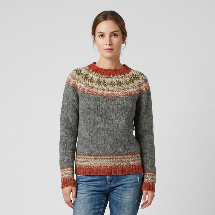 Coutivo - Pull Femme Maille Douce Chaleur Coupe Ample Style Casual Élégant