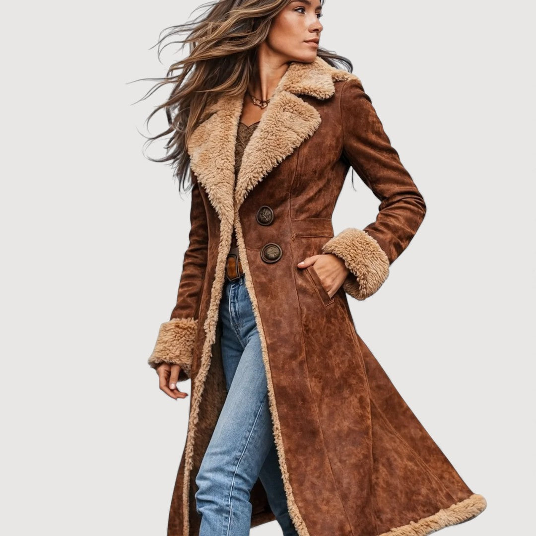 Amélie | Femme Long Chic Hiver Manteau