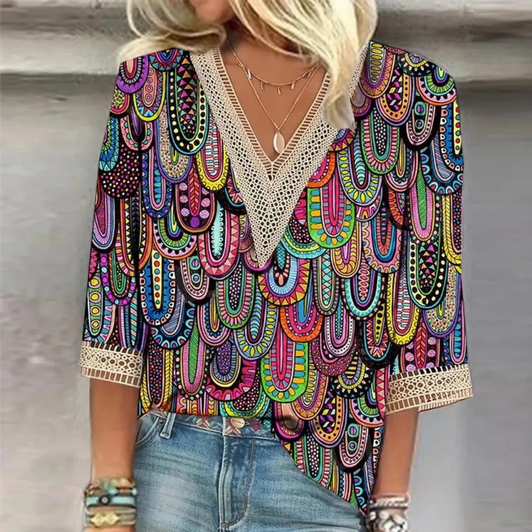 Blandina - Blouse En Chiffon D&