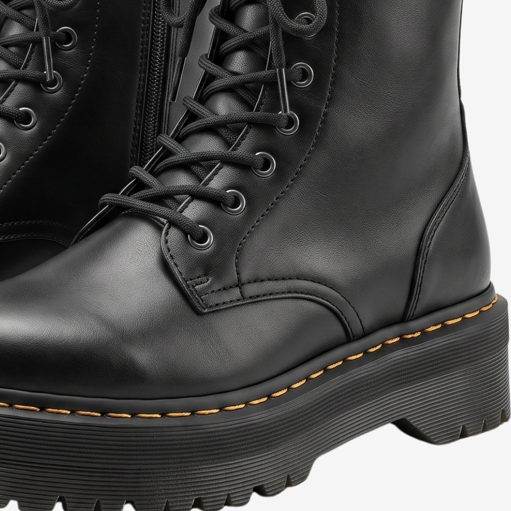 Coutivo - Bottes Moto Femme Confortables Plateforme Usage Quotidien