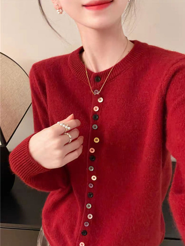 Aaliyah™ | Élégant Cardigan à Boutons