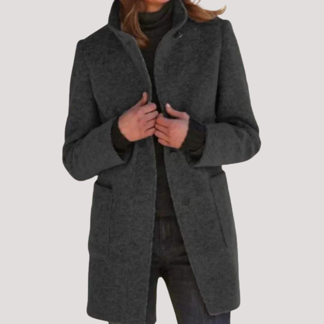 Manteau Long Femme Col Montant – Manteau d&