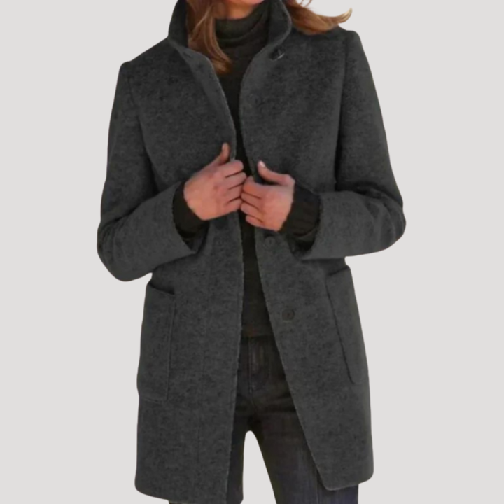 Manteau Long Femme Col Montant – Manteau d&