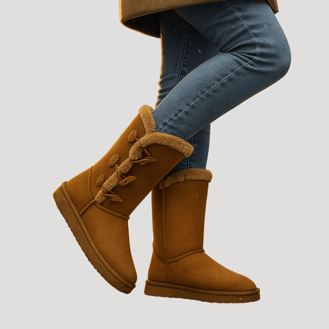 Bottes Hautes Femme Doublées à Boucles – Bottes d&