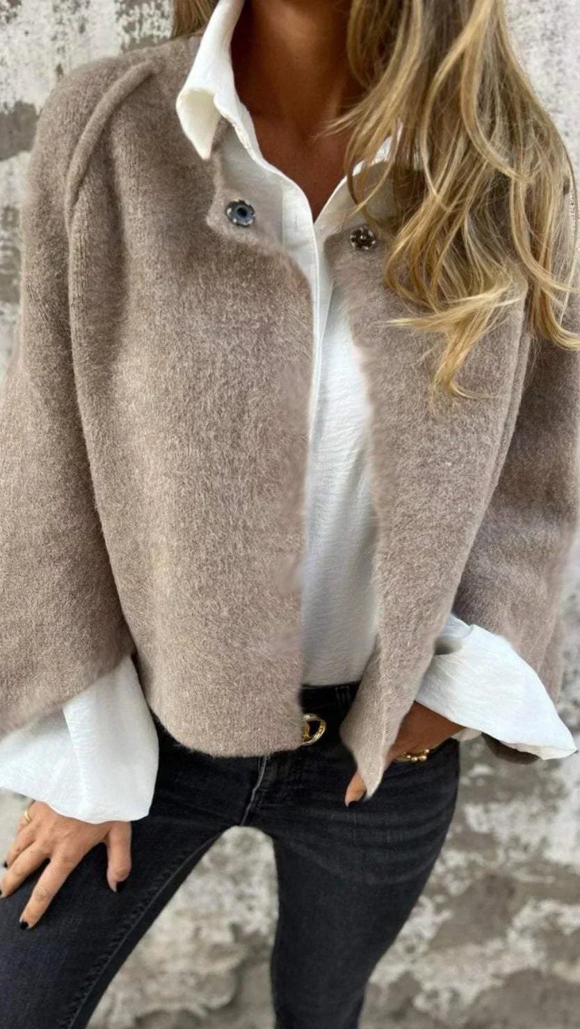 Tess™ | Cardigan en Laine Moderne Premium