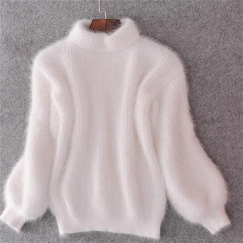 Emilie Pull Femme – Pull en Laine Tricoté Lâche Confortable &amp; Élégant au Style Moderne