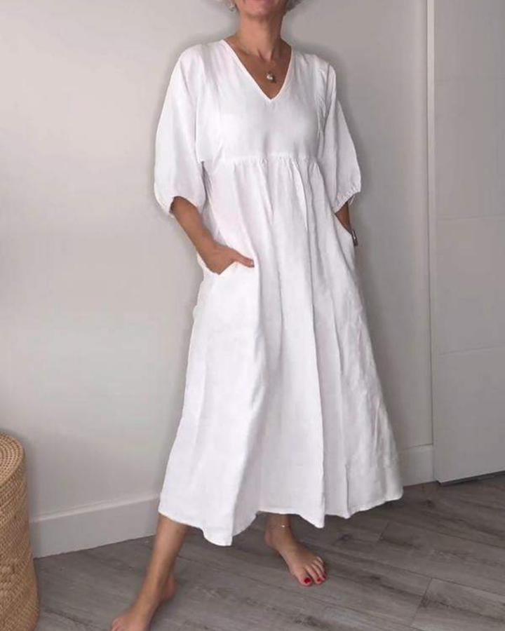 Aline - Robe Femme en Lin Ample