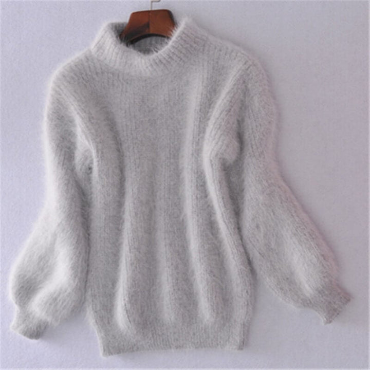 Emilie Pull Femme – Pull en Laine Tricoté Lâche Confortable &amp; Élégant au Style Moderne