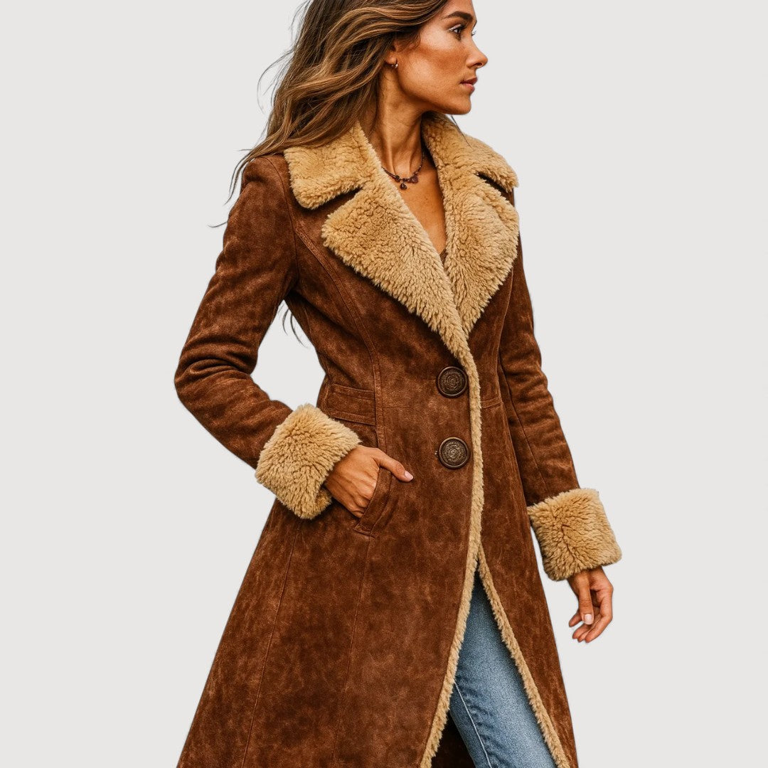 Amélie | Femme Long Chic Hiver Manteau