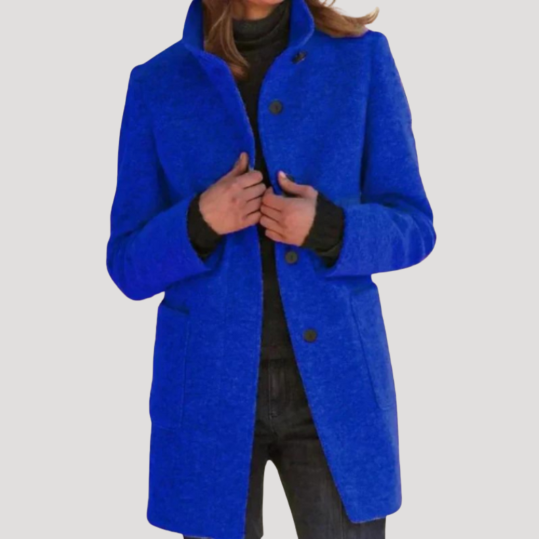 Manteau Long Femme Col Montant – Manteau d&
