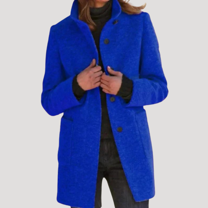 Manteau Long Femme Col Montant – Manteau d&