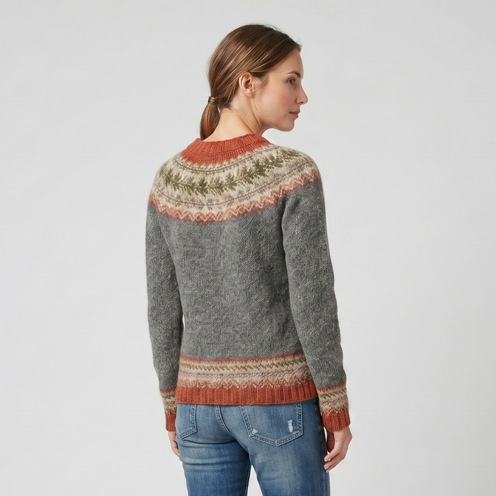 Coutivo - Pull Femme Maille Douce Chaleur Coupe Ample Style Casual Élégant