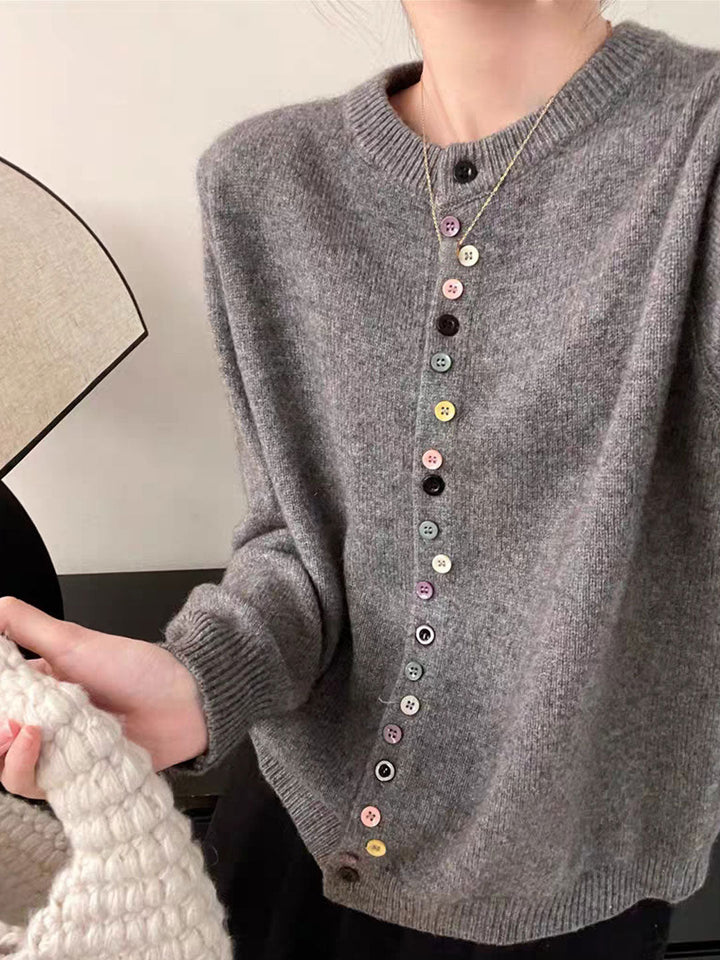 Aaliyah™ | Élégant Cardigan à Boutons