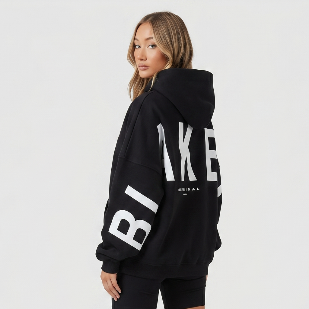 Coutivo - Sweat à Capuche Femme Coton Mélangé Confort Coupe Oversize