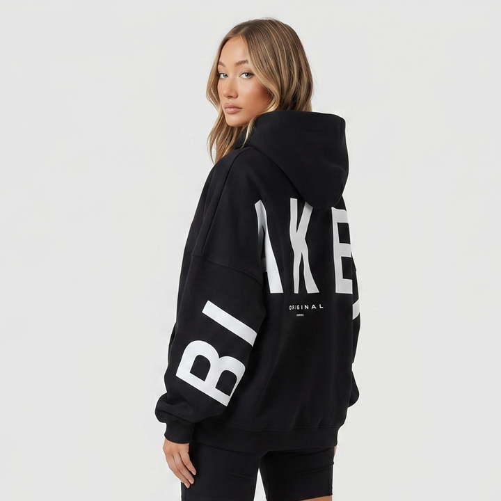 Coutivo - Sweat à Capuche Femme Coton Mélangé Confort Coupe Oversize