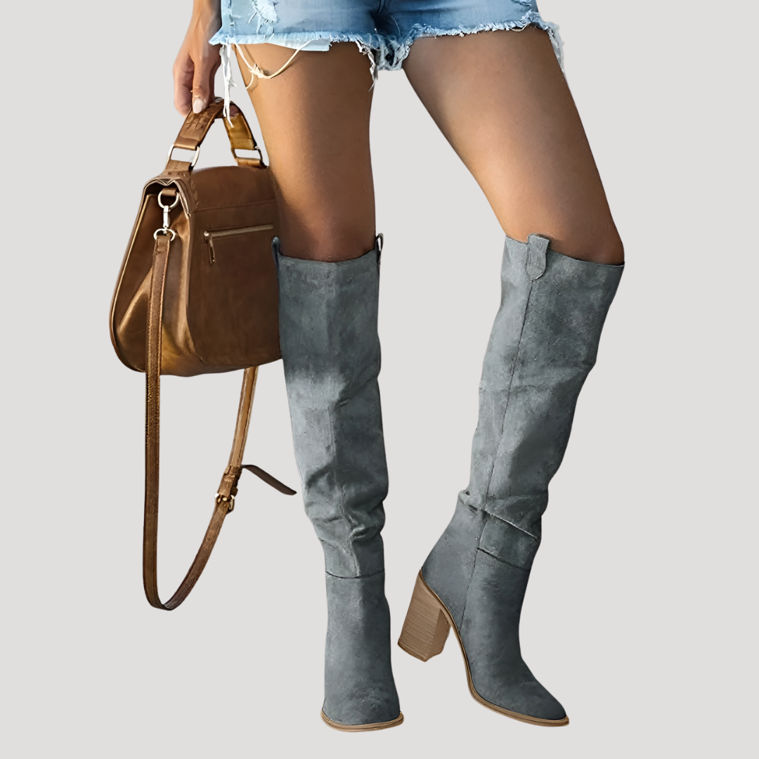 Bottes Hautes Femme à Talon – Bottes d&
