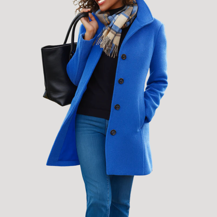 Manteau Classique Femme Boutonné