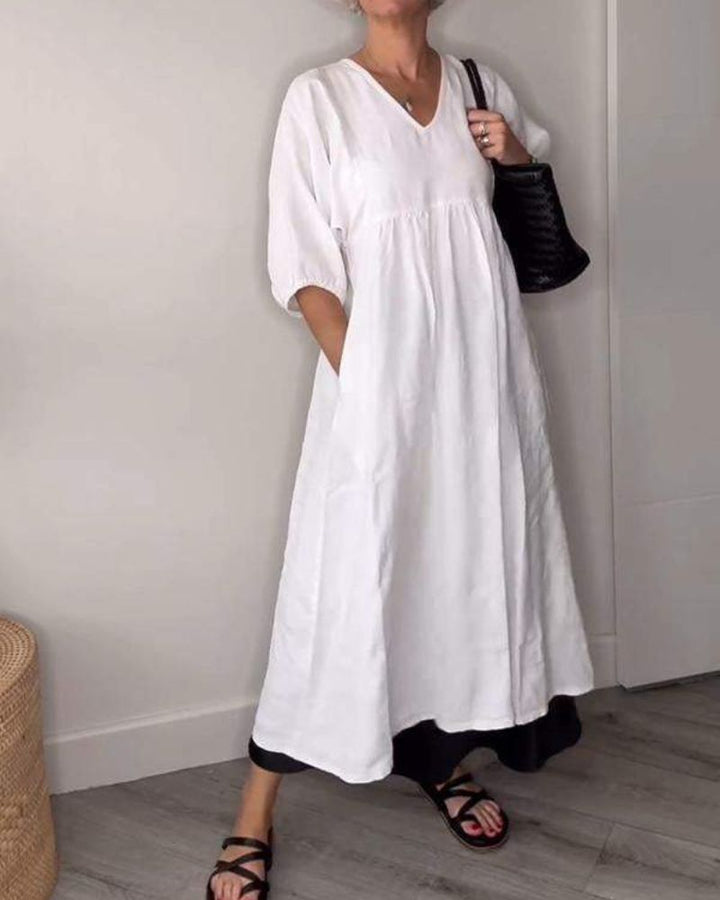 Aline - Robe Femme en Lin Ample