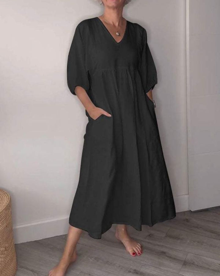 Aline - Robe Femme en Lin Ample