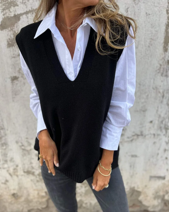 NUSA - Gilet en Tricot Premium