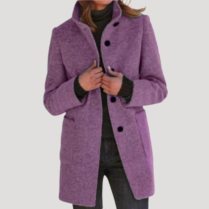 Manteau Long Femme Col Montant – Manteau d&