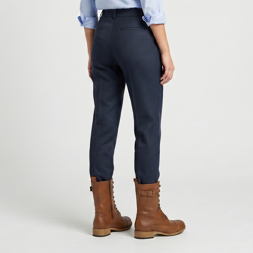 Coutivo - Bottes Hiver Femme Chaudes Antidérapantes Lacets et Fermeture Zip