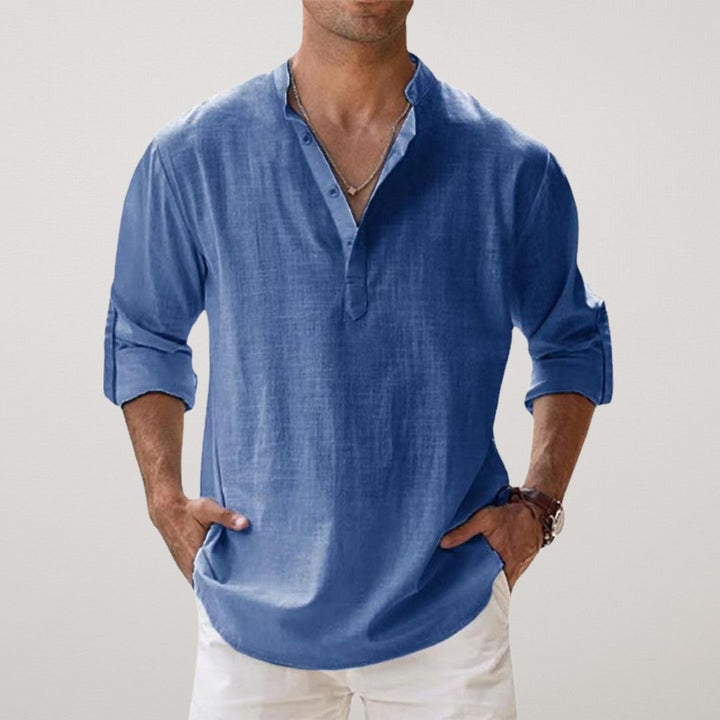 Antoine - Chemise en Lin Décontractée Homme
