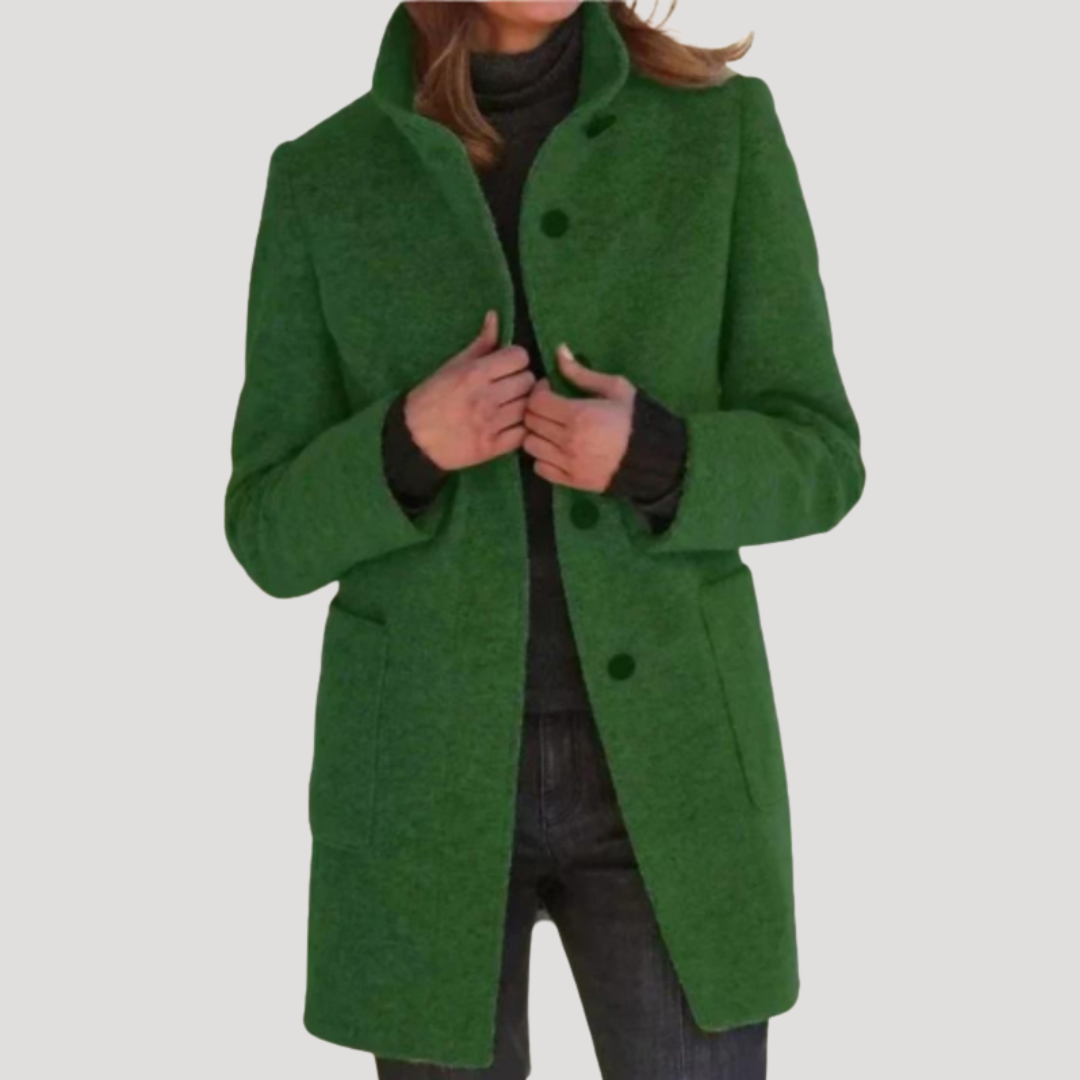 Manteau Long Femme Col Montant – Manteau d&