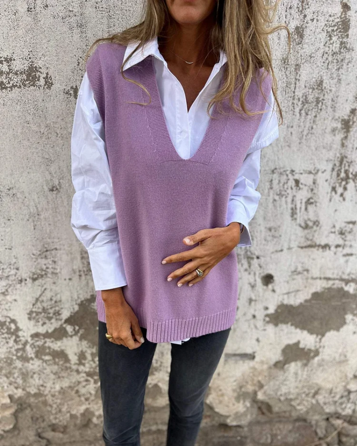 NUSA - Gilet en Tricot Premium