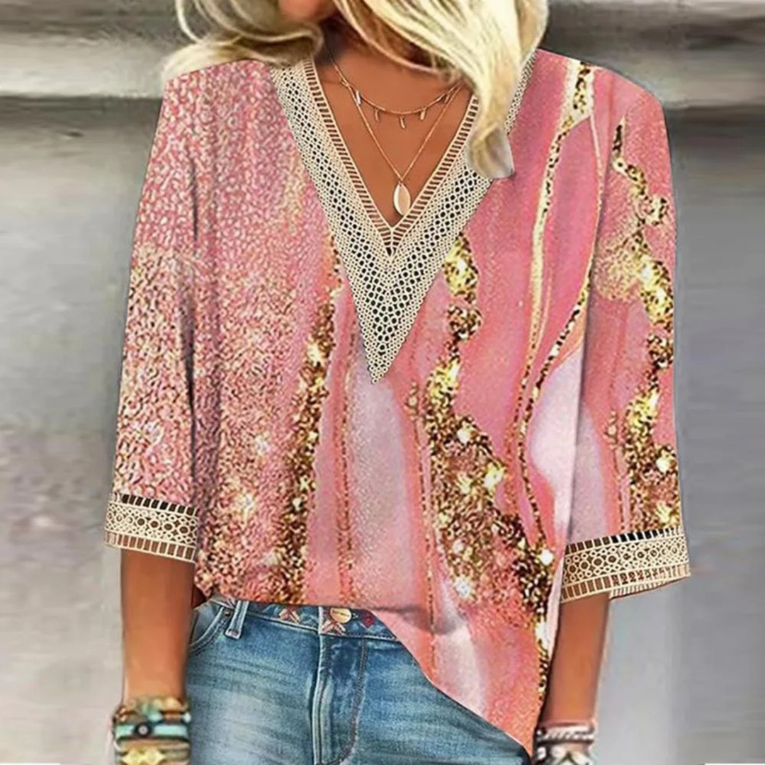 Blandina - Blouse En Chiffon D&