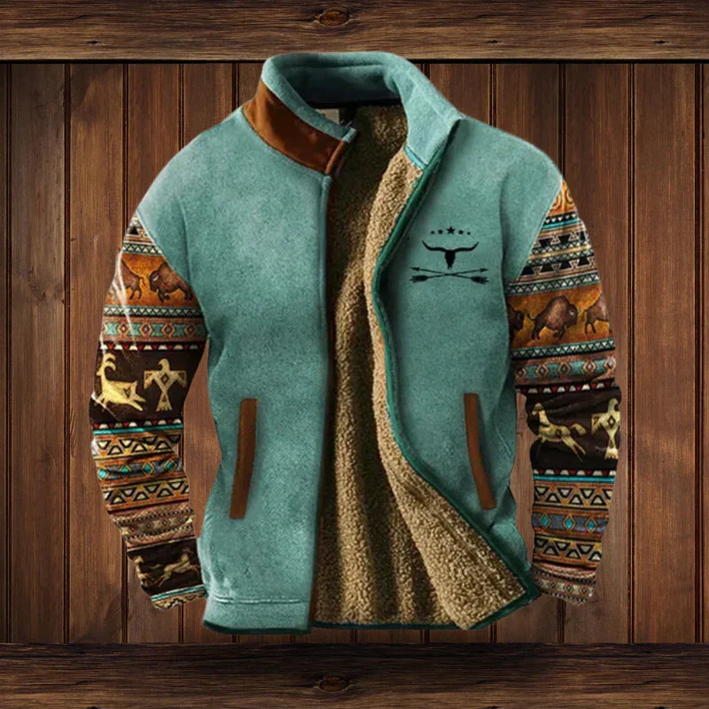 Victor - Veste Style Western Chaude Homme