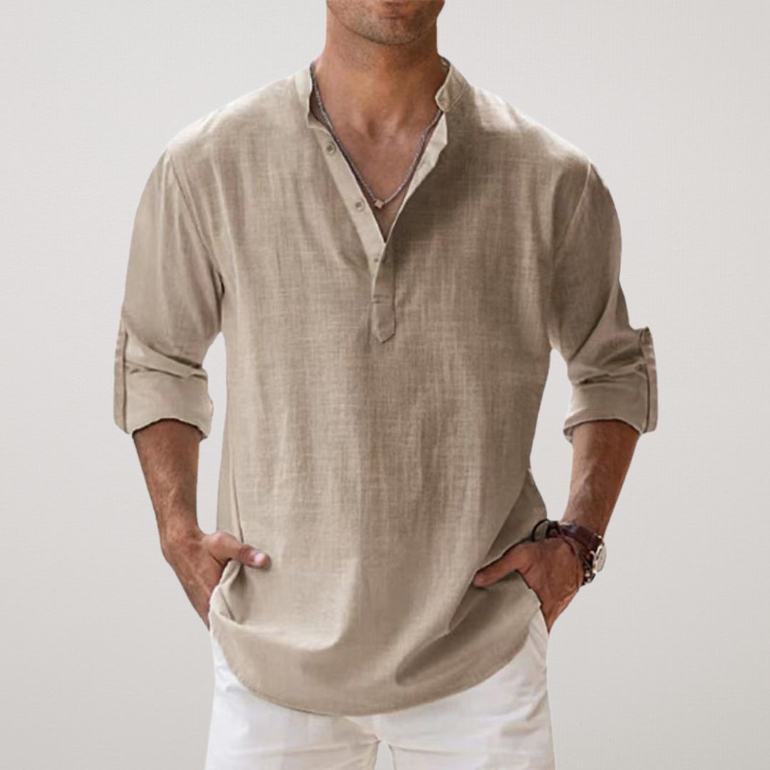 Antoine - Chemise en Lin Décontractée Homme