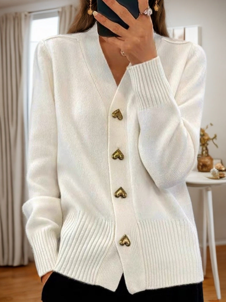 Lana Gilet Femme en Maille – Cardigan Sans Manches en Tissu Doux &amp; Luxueux pour Toutes Saisons