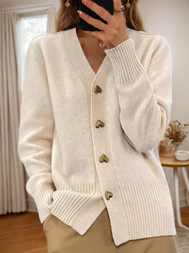Lana Gilet Femme en Maille – Cardigan Sans Manches en Tissu Doux &amp; Luxueux pour Toutes Saisons