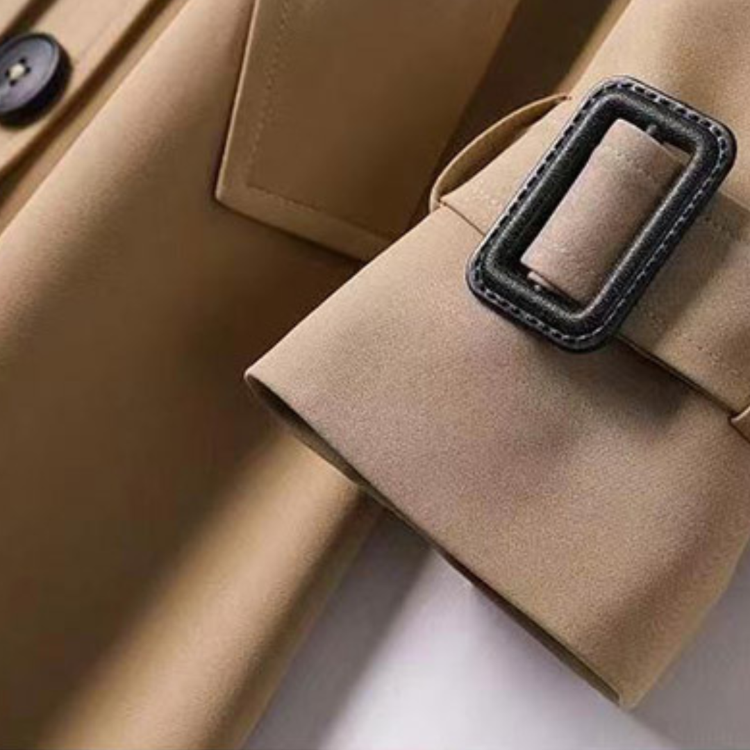 Emilia Trench Femme Élégant – Manteau Long Chic &amp; Polyvalent pour Toutes Saisons